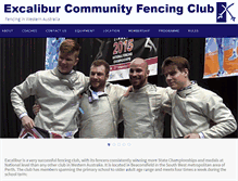 Tablet Screenshot of excalibur.org.au